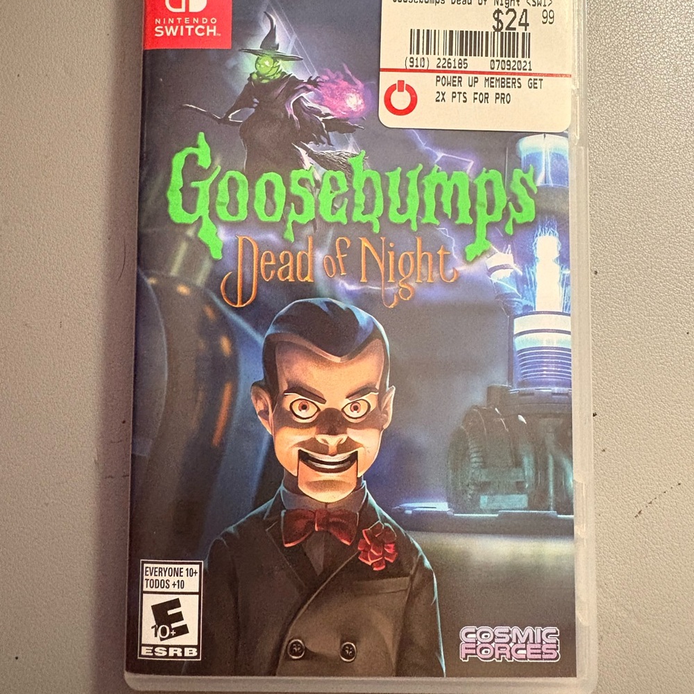 Nintendo Switch Goosebumps Dead of Night - Black and Green